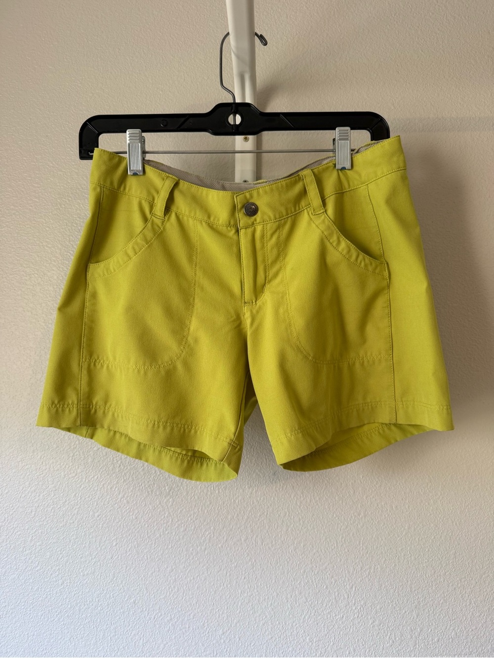 Women's Patagonia  Lime Green Casual Stretch Shorts